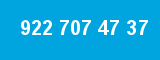 922 707 47 37 922 707 47 37